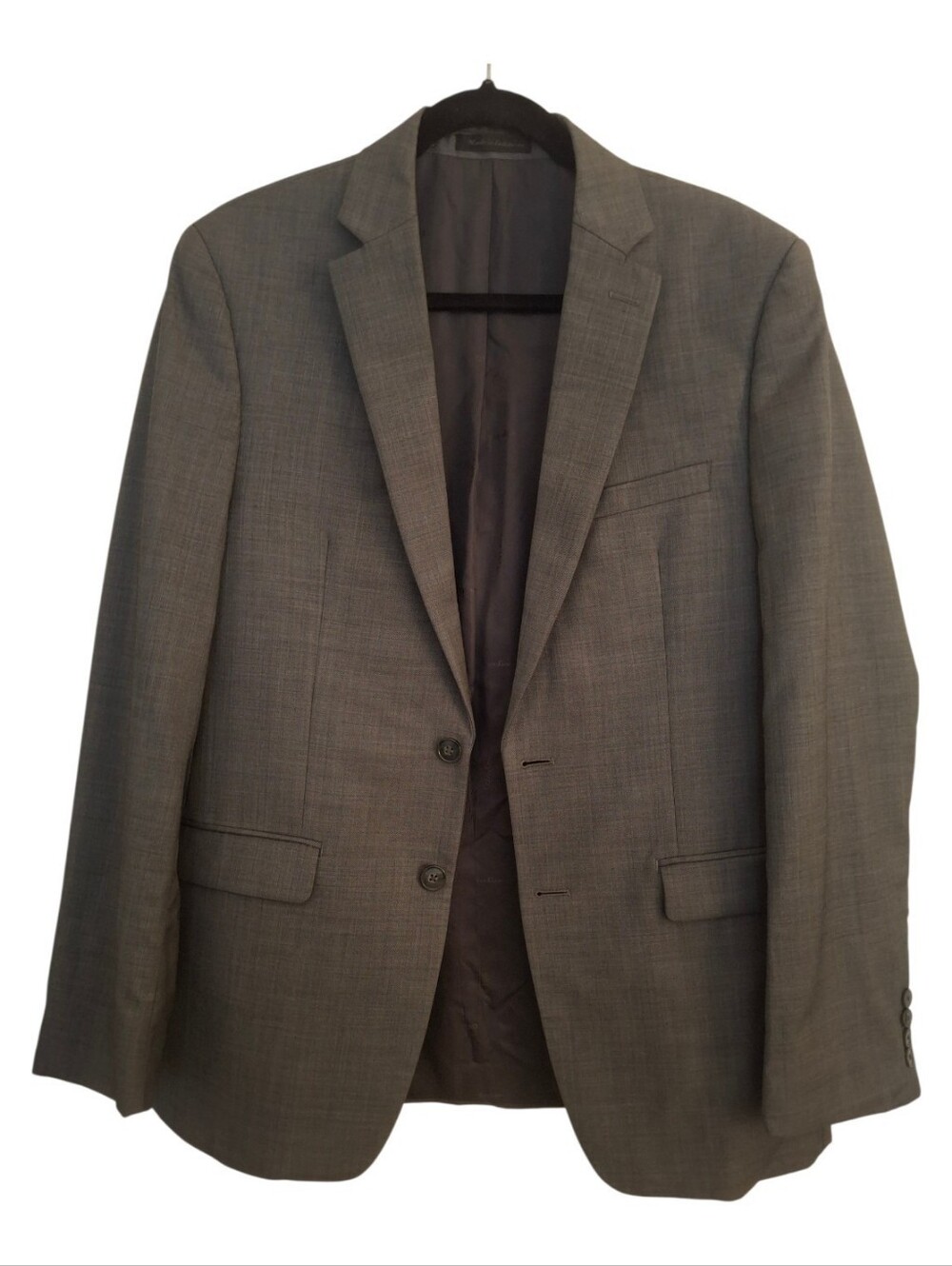 Calvin Klein extreme slim fit gray suit jacket 100% Wool Size: 40R